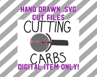 デジタル SVG カット ファイル カッティング 炭水化物 面白い サイン レーザー グローフォージ シルエット クリカット キッチン オーナメント 昇華 デカール 木製 ピザ カッター グルメ