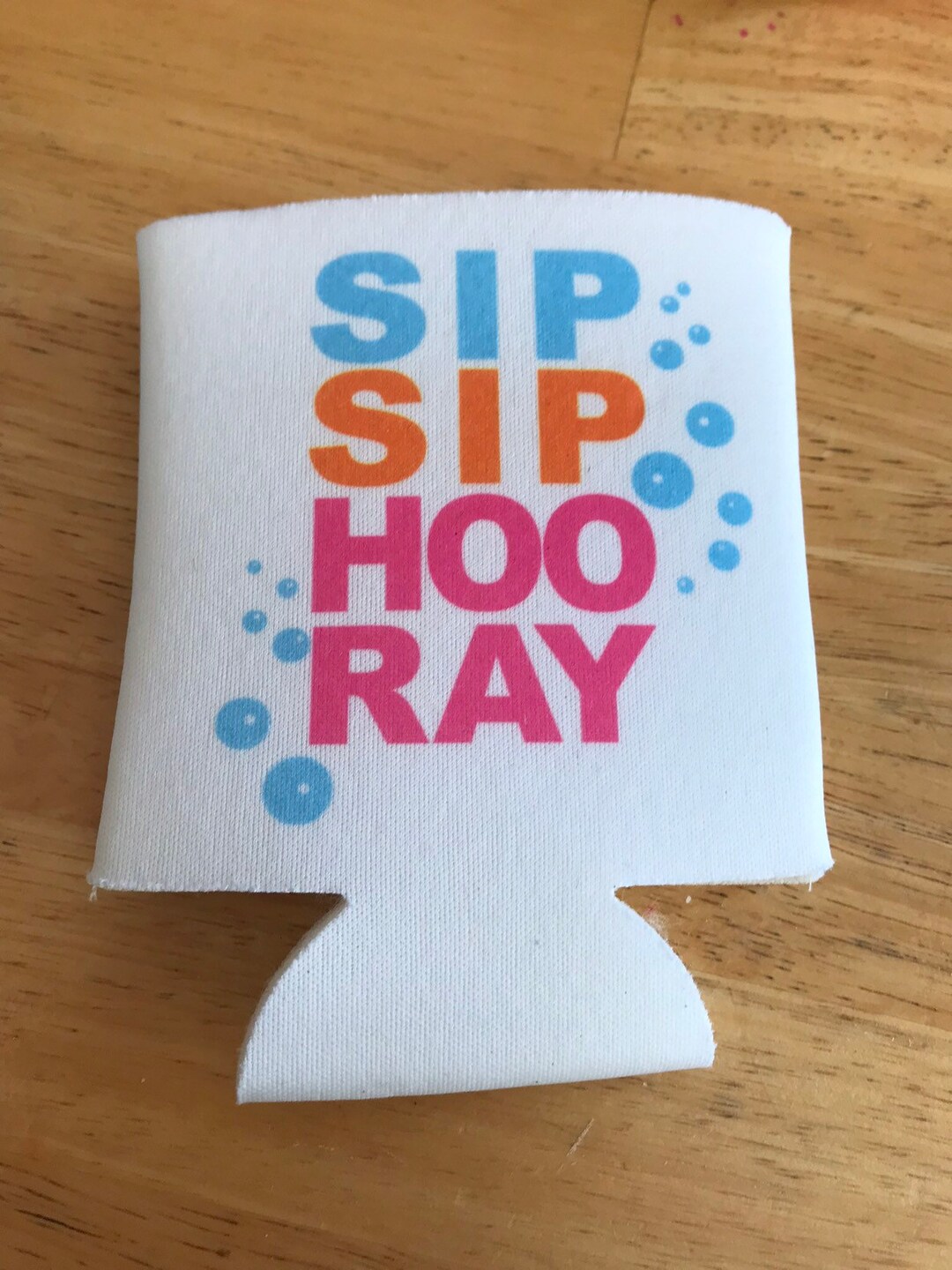 Sip Hooray Foam Beer Koozie Can Cooler Summer Bbq Shore Ocean Etsy