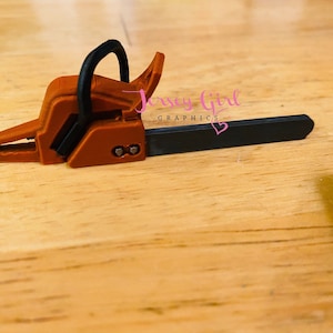 Kettingzaag op schaal 1:10 voor rc hobbyaccessoires of poppenhuisboot Jeep auto vliegtuig vrachtwagen crawler