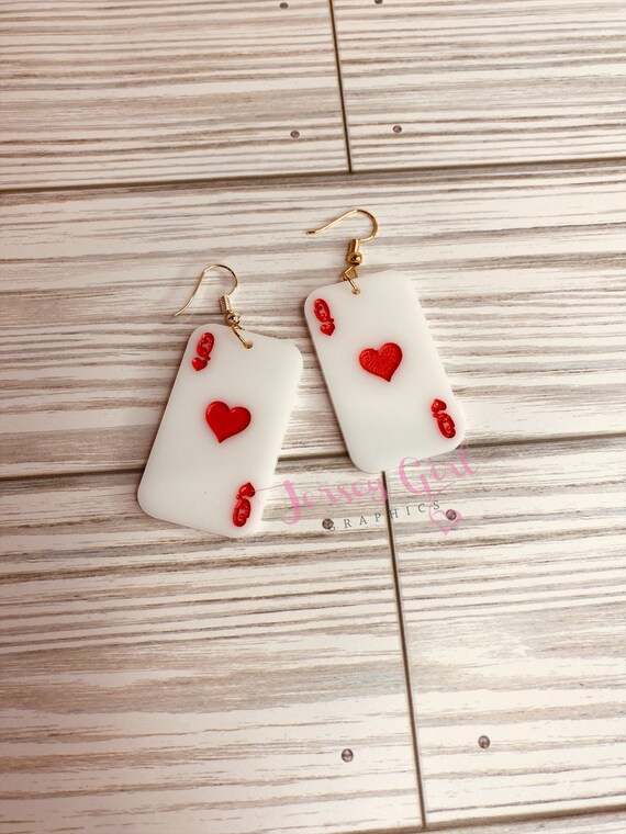 Orecchini Pendenti A Forma Di Carte Da Gioco PACKOVE - Queen Di Cuori E Poker - Gioielli Originali E Divertenti In Lega Per Donne E Ragazze, Ideali Per Serate A Tema E Regali