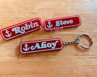 Scoops Ahoy Name Tag - Etsy