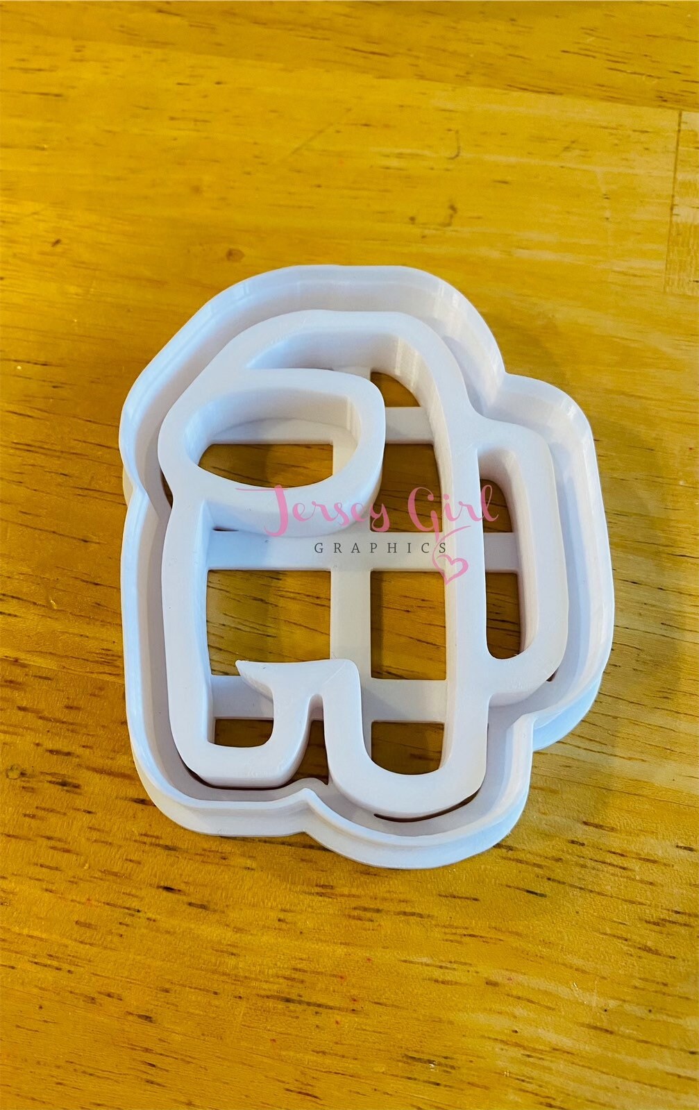 Crewmate. Among Us Cookie Cutter. Astronaut Gamer Cookie Cutter