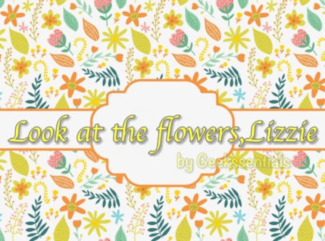 Look at the Flowers, Lizzie Roll on Fragrance 10 Ml Walking Dead Etsy