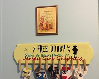 Free Save Dobby Sock Holder Vinyl Decal Kit