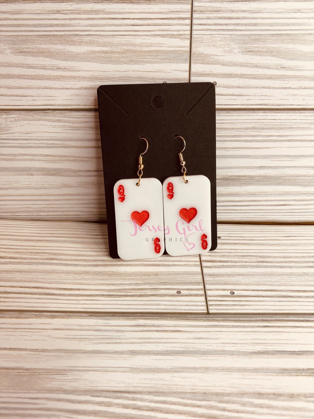 Orecchini A Goccia Con Carte Da Gioco - Divertenti Orecchini A Tema Poker Per Donne - Originali E Creativi