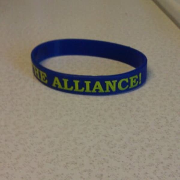 For the HORDE or ALLIANCE Silicone Wristbands WOW