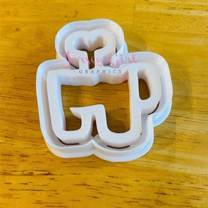 Crewmate Astronaut Cookie Cutter Körper spielen Teig 3d gedruckt Videospiel Betrüger Spaß Handwerk doh Raum Anzug Stempel
