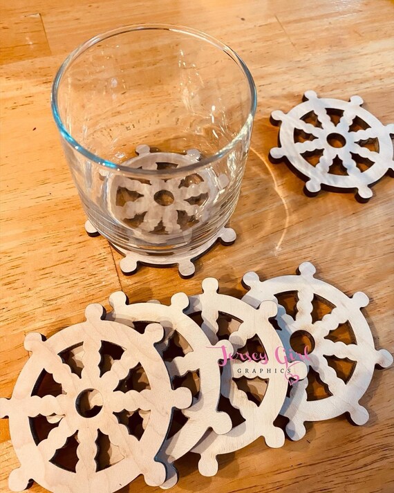 Nautical clearance drink coasters