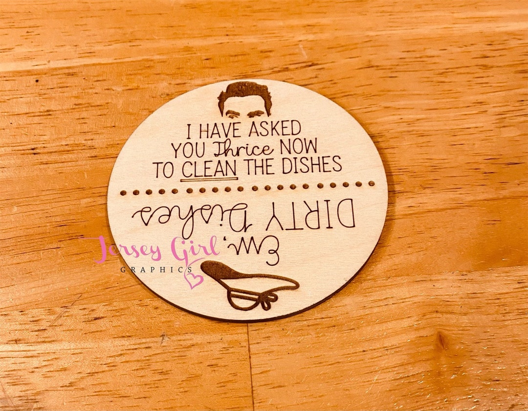 Funny Clean Dirty Dishwasher Magnet Kitchen Decor Dishes Wash Clean ...
