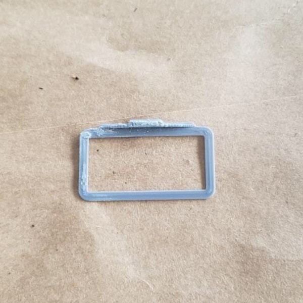 1:10 scale license plate holder for RC hobby car  truck Jeep crawler accessory Barbie car