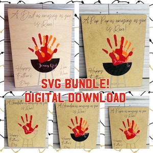 11 DIGITALE SVG Datei Bundle Amazing Dad Grill Rare Sign Glowforge Laser Cutter Geschenk Holz DIY Vatertag Idee Daddy Pop Opa Grand
