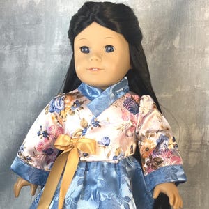 Hanbok Doll Dress for 18&quot; American Girl Doll: Traditional Korean Style