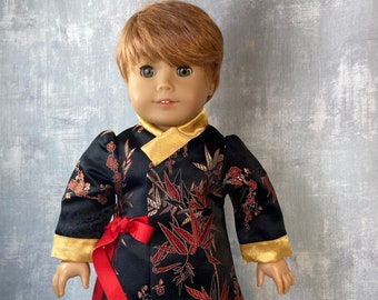 Traje de boneca coreana Hanbok: roupas tradicionais asiáticas para meninos, para bonecas de 18 polegadas