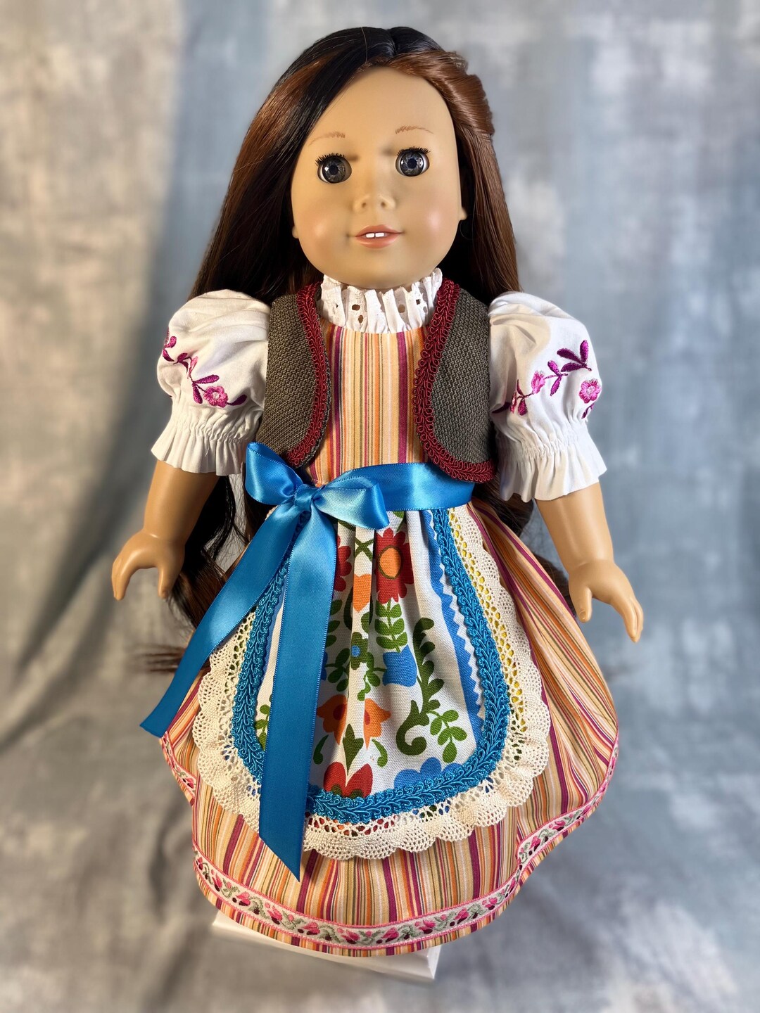 Polish Traditional Folk Style Dress for American Girl Doll - Etsy
