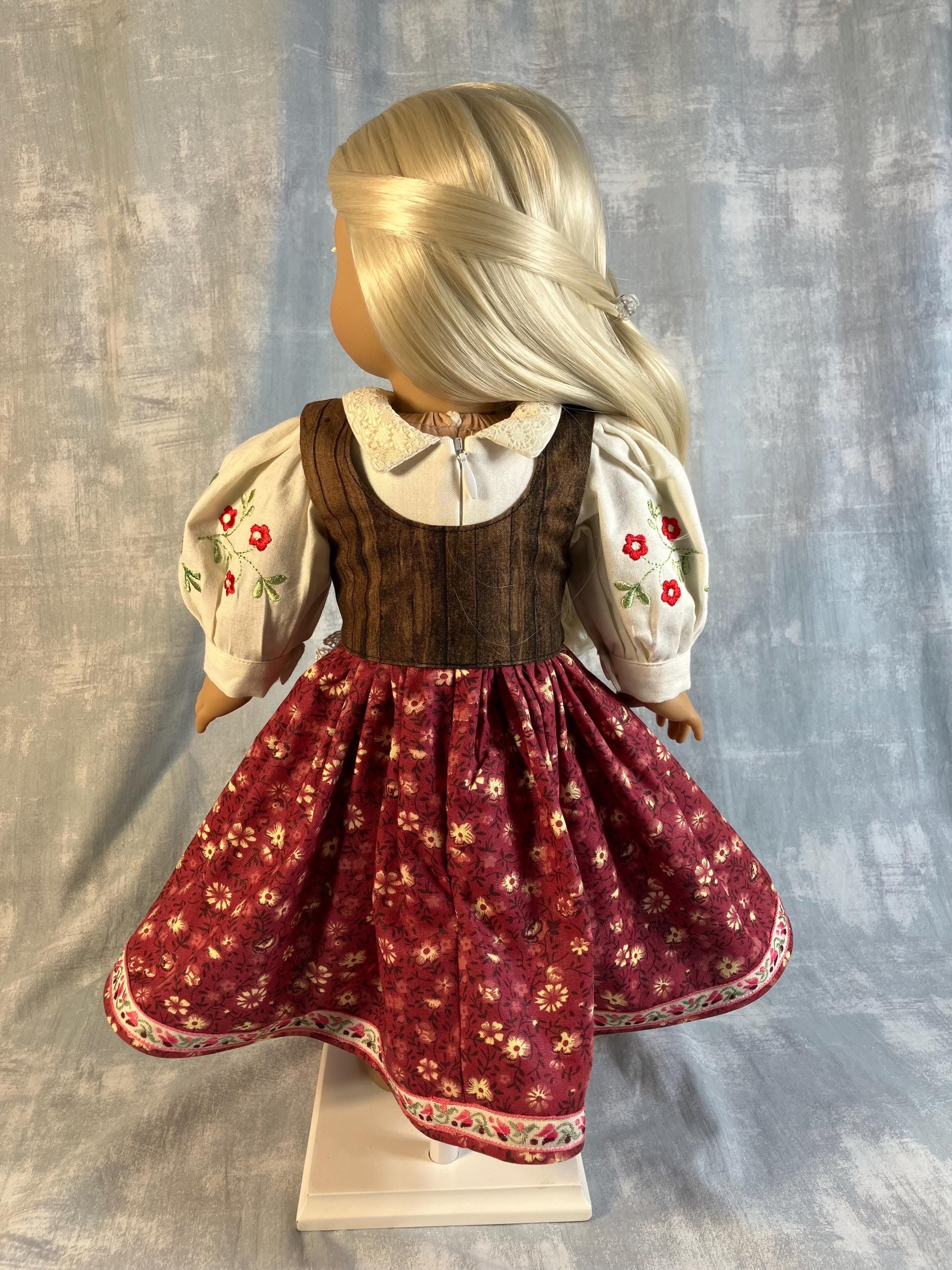 Polish Traditional Folk Style Dress for American Girl Doll - Etsy