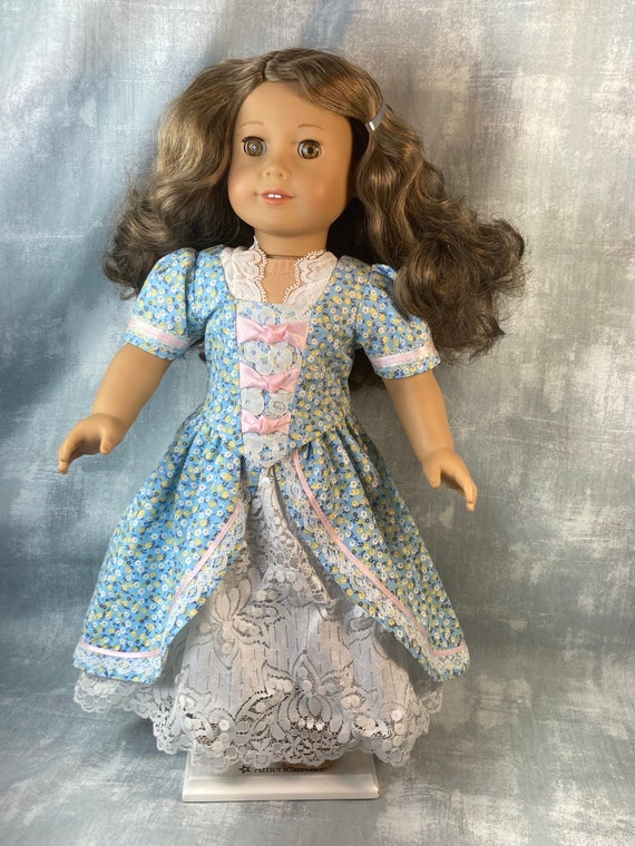 Historical Colonial Victorian Dress for American Girl Doll 18" Doll
