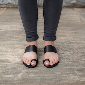 Ring sandals,Greek Leather Sandals, Leather Sandals,Handmade Sandals,