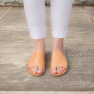 Naturleder Sandalen, Frauen Sandalen, griechische Sandalen, handgemachte Sandalen, Sommer Leder Wohnungen, Riemchen Sandalen, Frauen Schuhe, Slides Sandalen