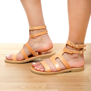 Women Lace up Sandals, Women Leather Sandals, Gladiator Sandals, Handmade Sandals, Leather Greek Sandals, Strappy Sandals, Summer Shoes