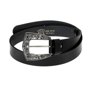 Leather Women Belt, Handmade Belt, Leather Belt, Casual Leather Belt, Women Belt, leather waist belt, Black Leather Belt Women, Buckle Belt