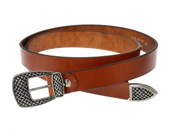 Cintura in pelle marrone, cintura casual in pelle, cintura da donna, cintura in vita in pelle, cintura con fibbia, cintura da donna in pelle, cintura fatta a mano, cintura in pelle