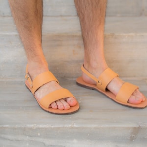 Leather Men Sandals. Sandals Men, Leather Sandals,Slides Sandals, Flip Flop Sandals men, Greek Men Sandals, Summer Sandals, Barefoot Sandals