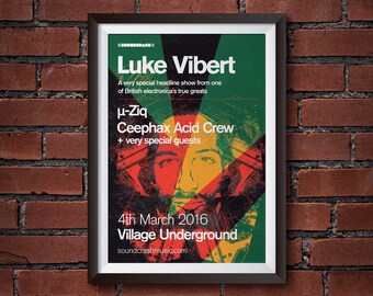 Luke Vibert concert poster