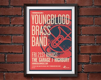 Youngblood Brass Band concert poster