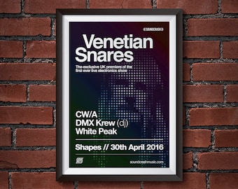 Venetian Snares concert poster