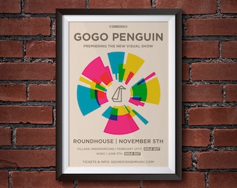 Gogo Penguin concert poster