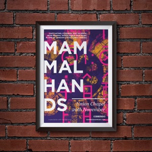 Mammal Hands concert poster