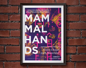 Mammal Hands concert poster