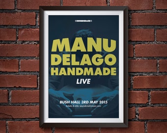 Manu Delago concert poster