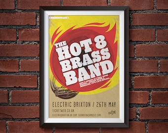 Hot 8 Brass Band concert poster