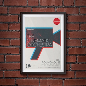 Cinematic Orchestra concert poster