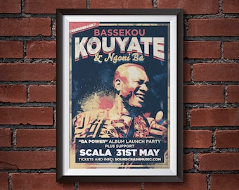 Bassekou Kouyate concert poster
