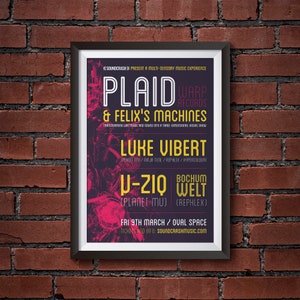 Plaid / Luke Vibert and more concert poster