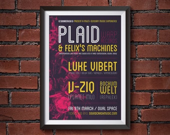 Plaid / Luke Vibert and more concert poster