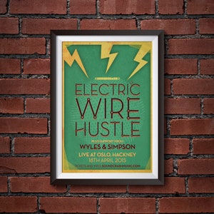Electric Wire Hustle concert poster
