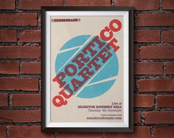 Portico Quartet concert poster