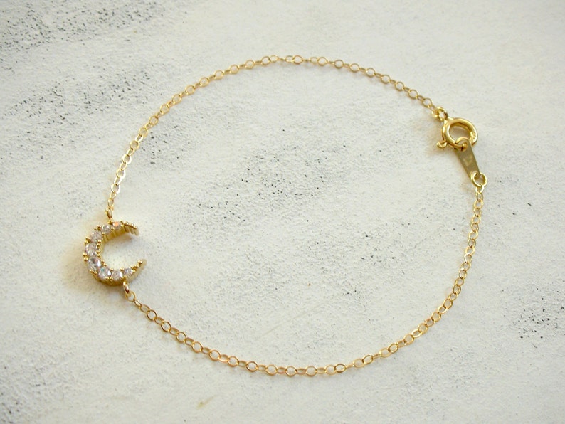 New Moon Glam bracelet 14 K