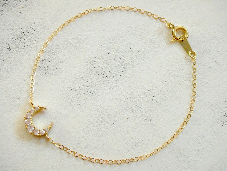 New Moon Glam bracelet 14 K