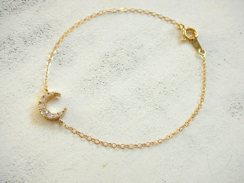 New Moon Glam bracelet 14 K