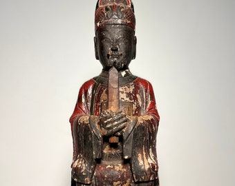 Chinese Immortal or Ancestor Figure - 19thC Chinese Immortal or Ancestor Figure - 19thC