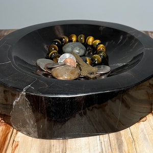 SPECIAL! ! 59 dollars ! ! Extra Large !! Petrified Wood Bowl. Coffee Table. Entryway. Catchall.