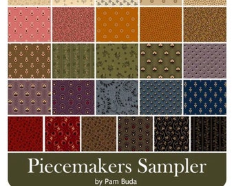 NEW! Piecemakers Sampler by Pam Buda for Marcus Fabrics - 10" Layer Cake (42 - 10" Squares) FREE SHIP!