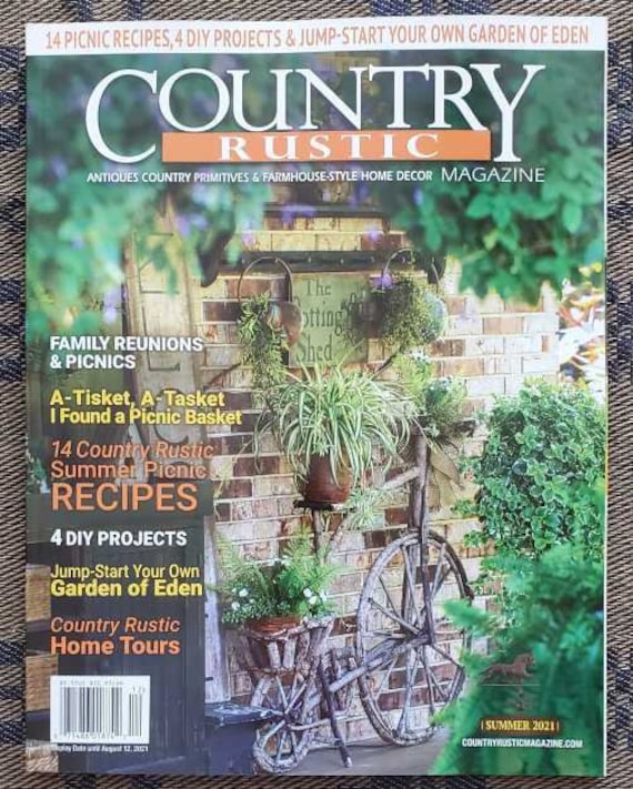 NEW Country Rustic Magazine Summer 2021 Issue Etsy