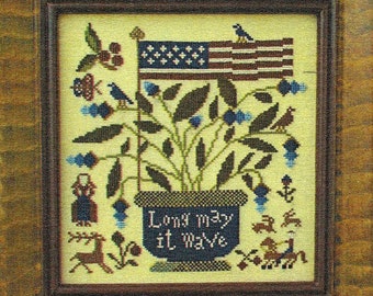 Americana - Cross Stitch Pattern by Carriage House Samplings