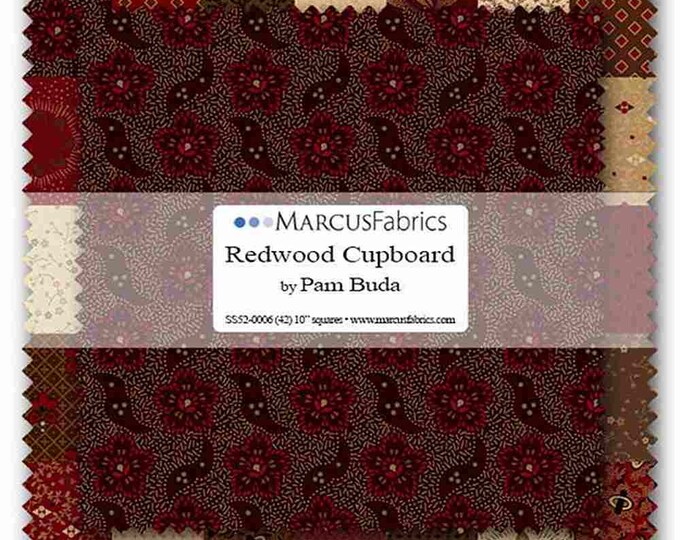 NEW Redwood Cupboard by Pam Buda for Marcus Fabrics 10 Layer Cake 42 10