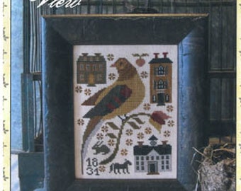 Bird's Eye View - Counted Cross Stitch Pattern by Kathy Barrick